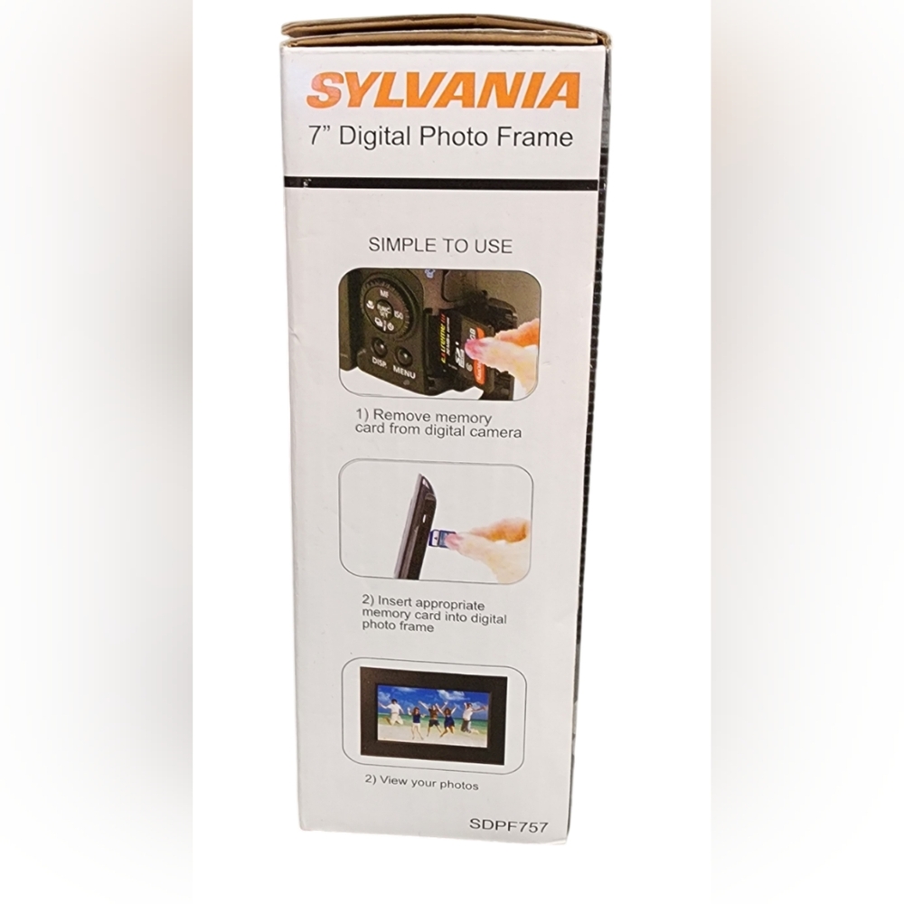 Sylvania Digital Photo Frame 7in  *NWT* - Picture 6 of 7